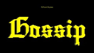 Gossip Gothic Pixel Font