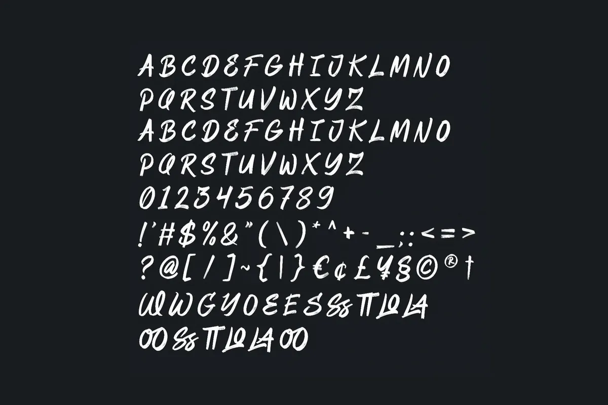 Coretan Komedi — Funny Brush Font