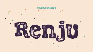 Renju Grunge-Style Font