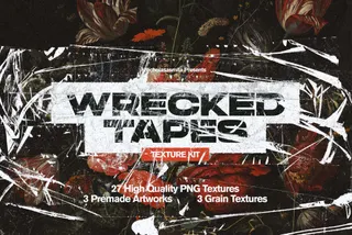 Wrecked Duct Tape Texture Set