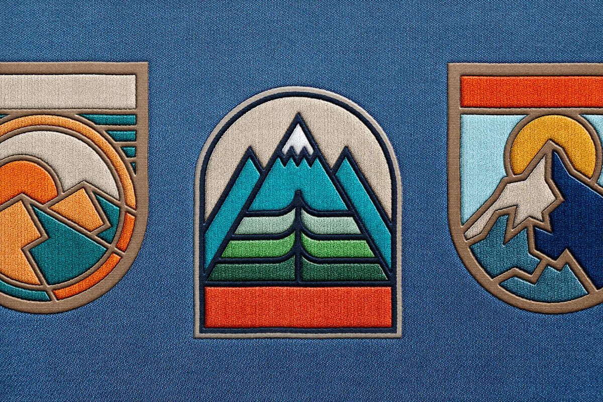 Patch Embroidery Mockup