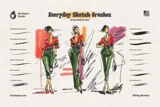 Everyday Sketch Affinity Brushes
