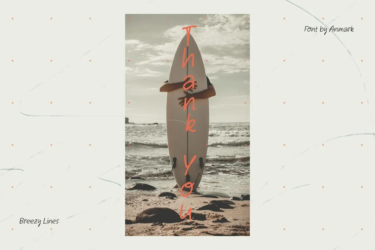 Breezy Lines — Handwritten Font