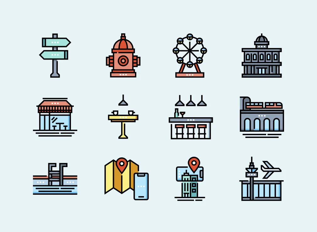 City Life Icons Collection