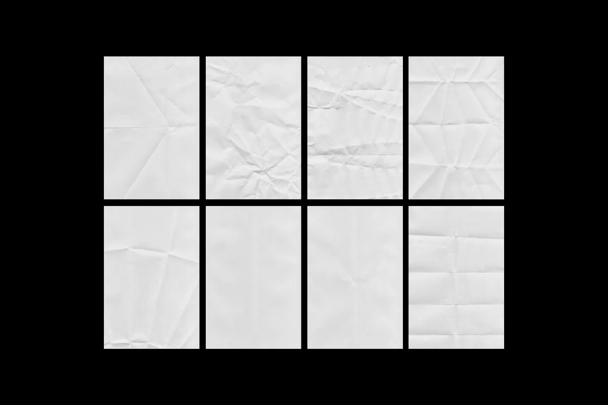 Wrinkled & Folded Papers Collection