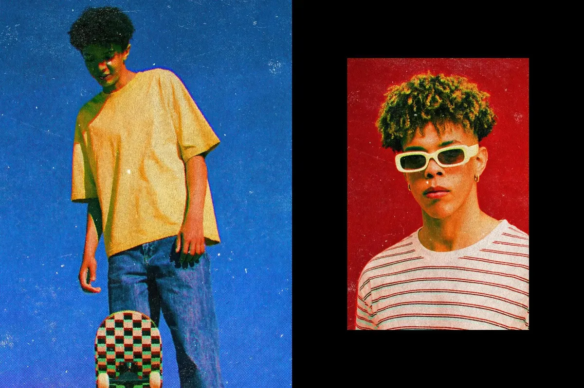 Grunge Print Photo Effect