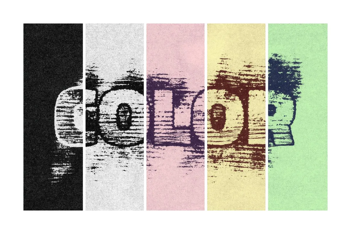Smudged Print Text Effect