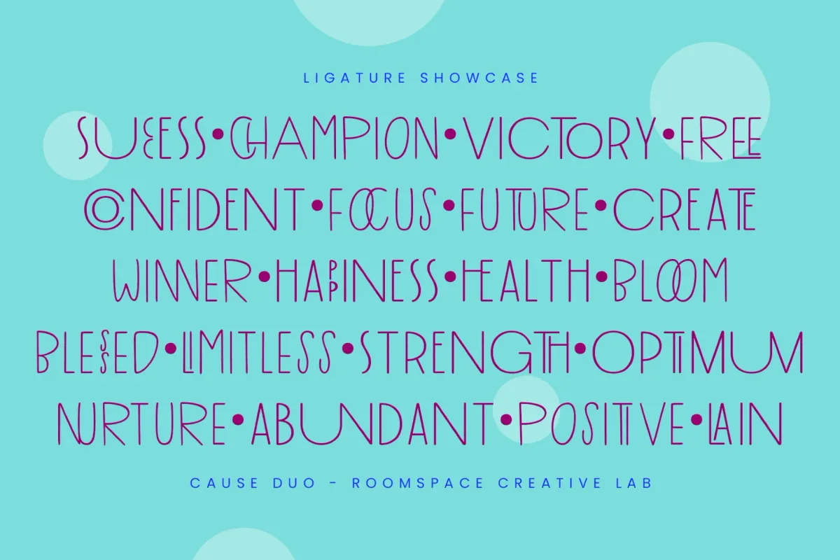 Cause Duo – Modern Minimal Sans Duo Font