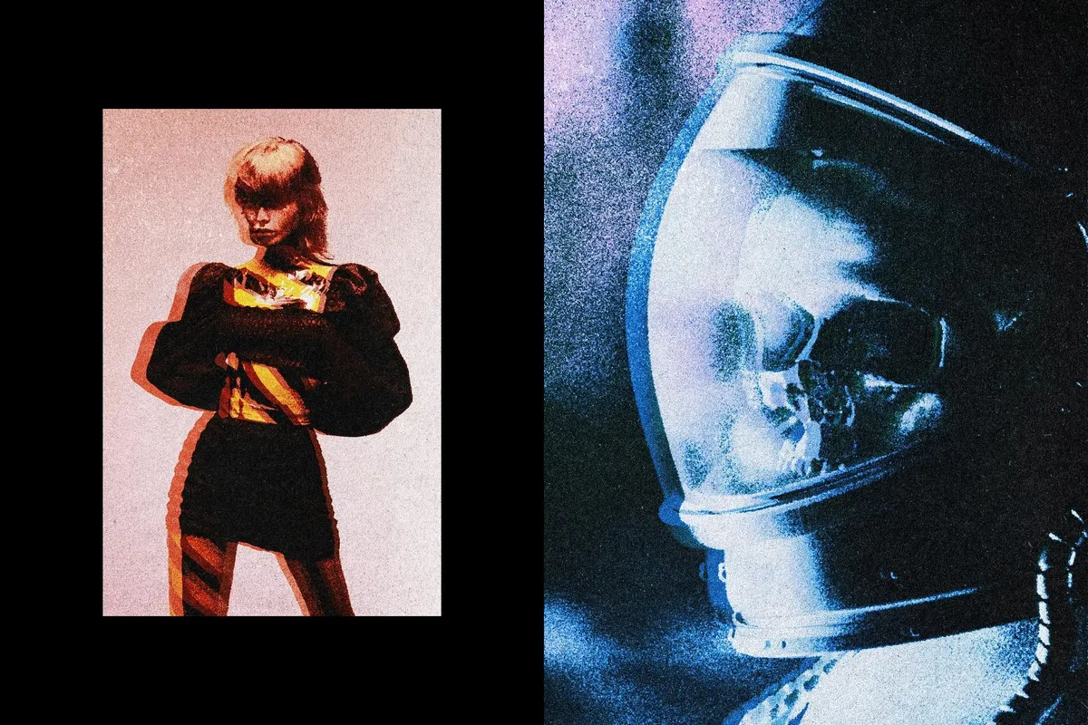 Grain Print Photo Effect