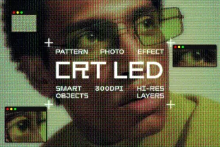 CRT LED Photo Effect