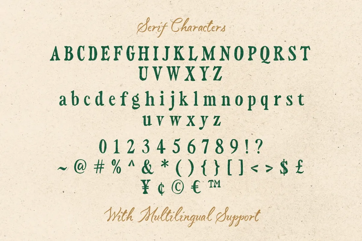Vintage Market - Nostalgic Font Duo