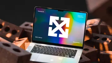 Industrial MacBook Air Mockup