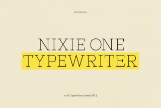 Nixie One Typewriter