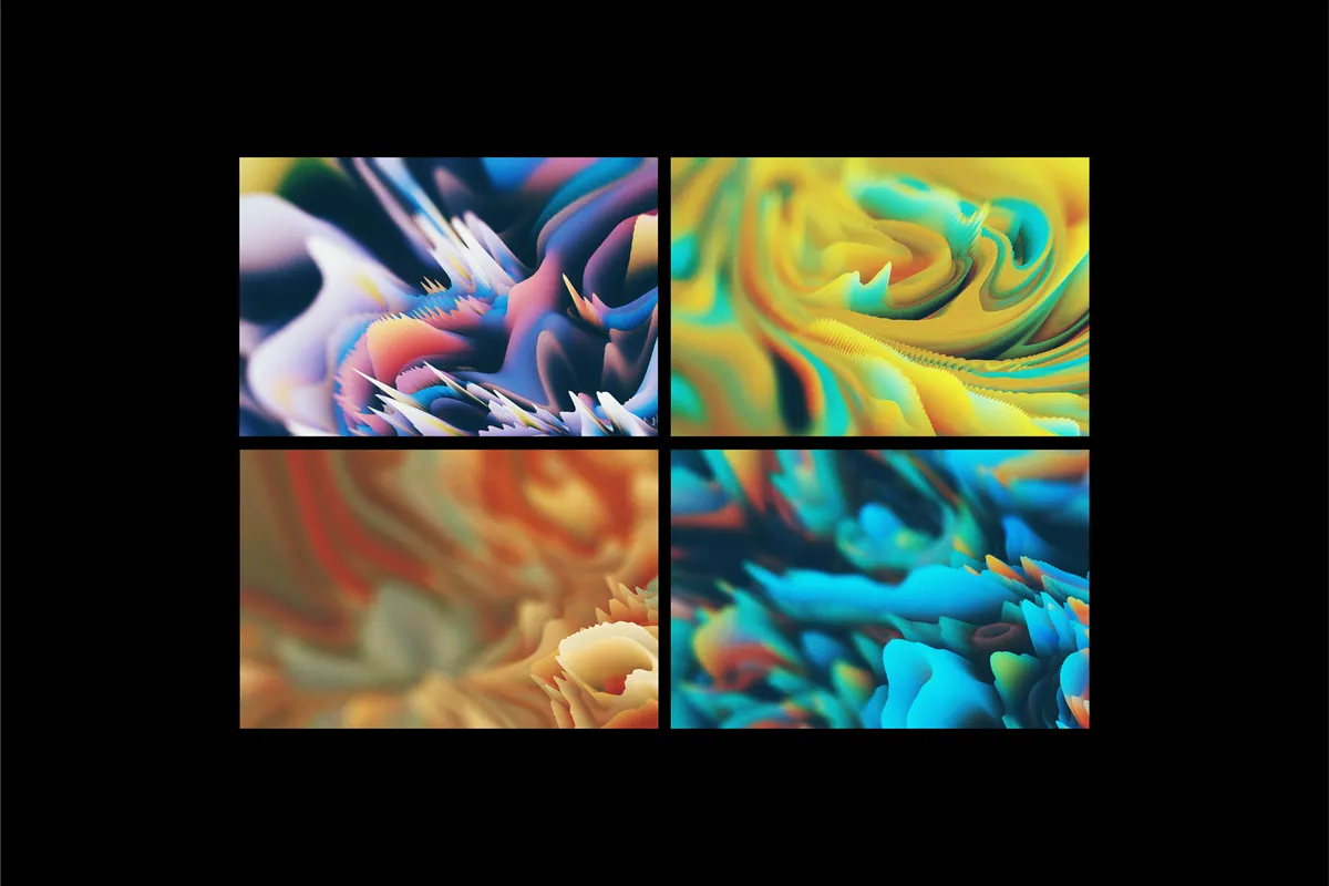 Abstract 3D Landscapes