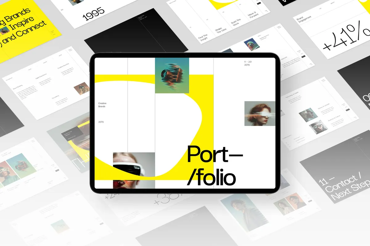 Creative Agency Portfolio Template - Creax