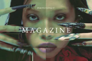 Fashion Magazine Photo Effect