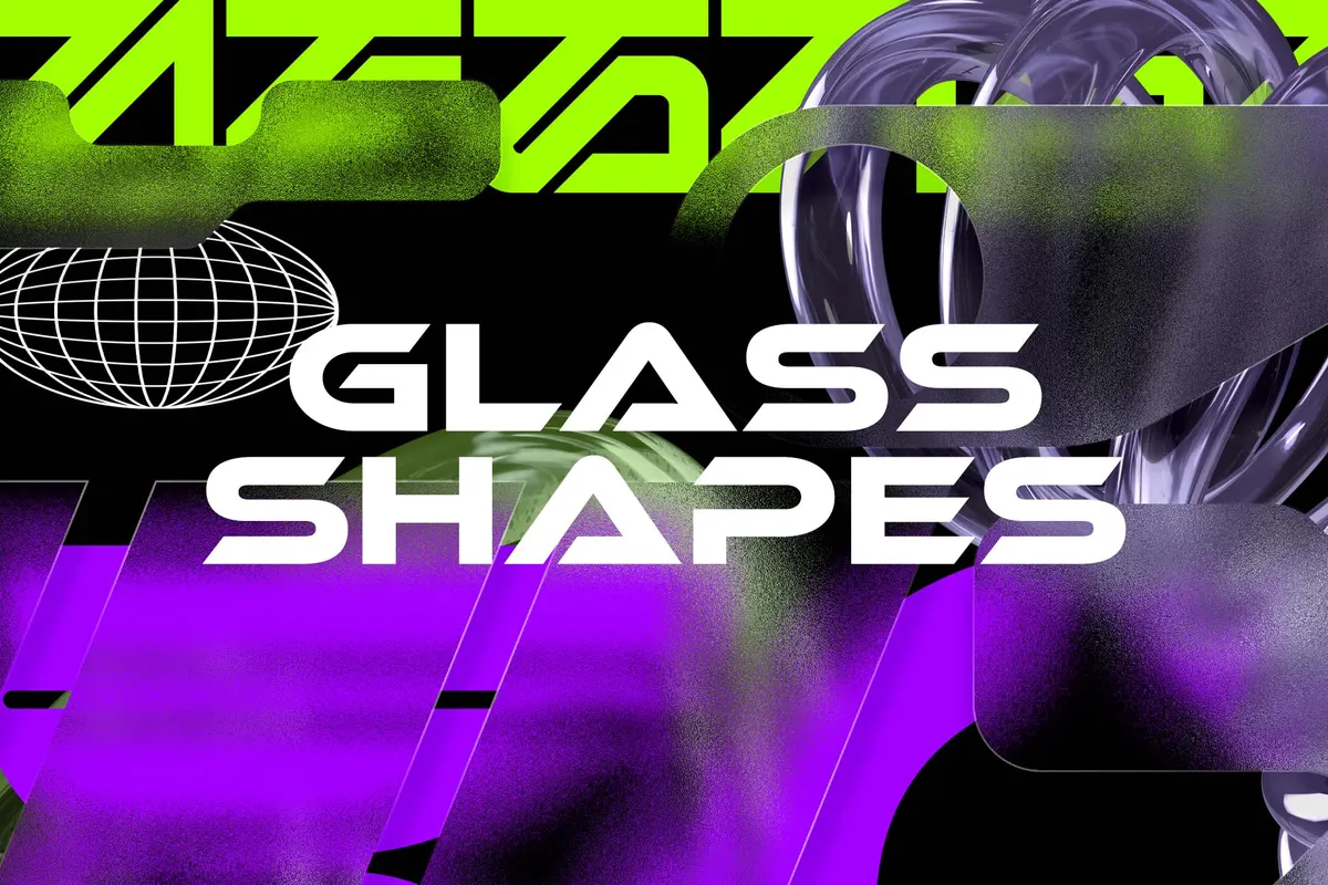 Cyber Glass Shapes