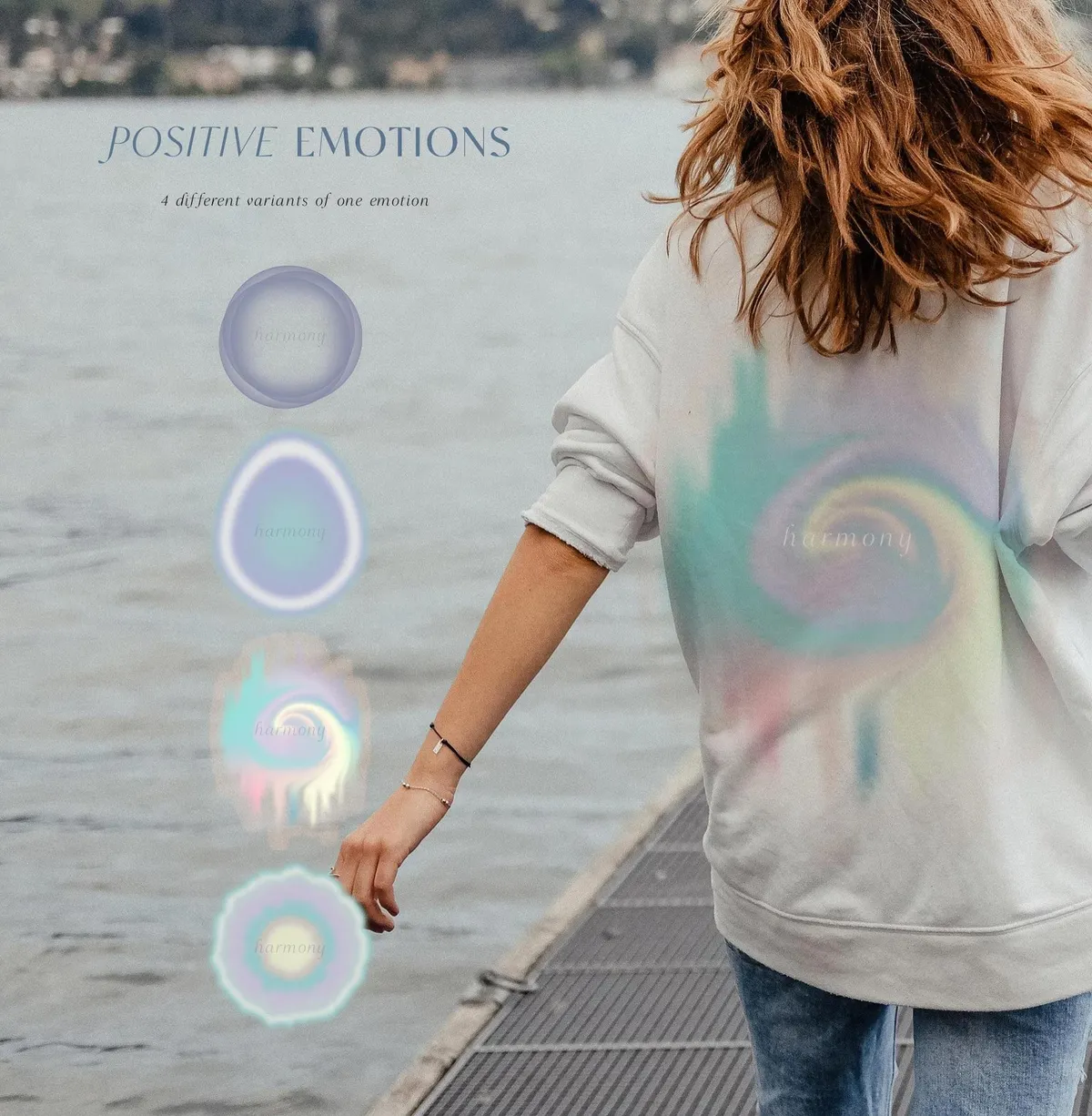 Emotions. Grainy Gradients Set