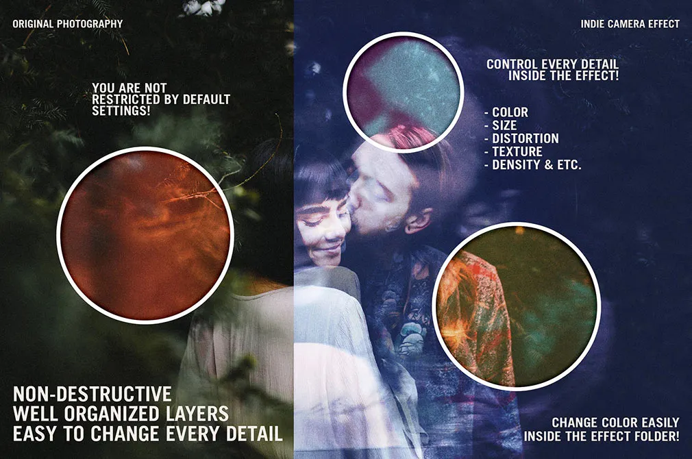 Indie Camera Photoshop Actions
