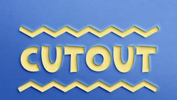 Papercut Text Effect