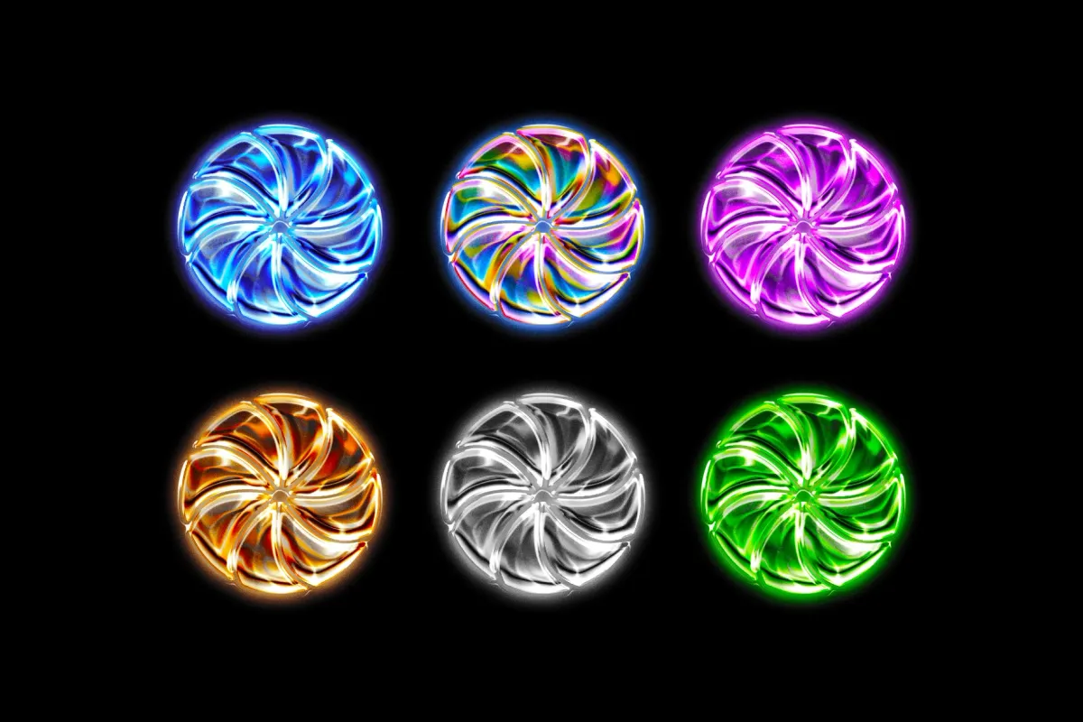 Glass Candy Chrome Effect
