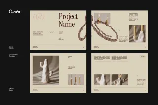 Creative Elegant Portfolio - Canva Template