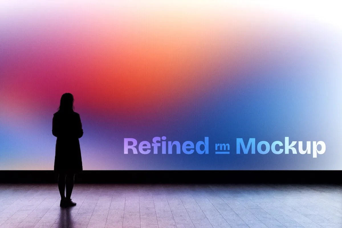 Large Digital Billboard Screen Mockup
