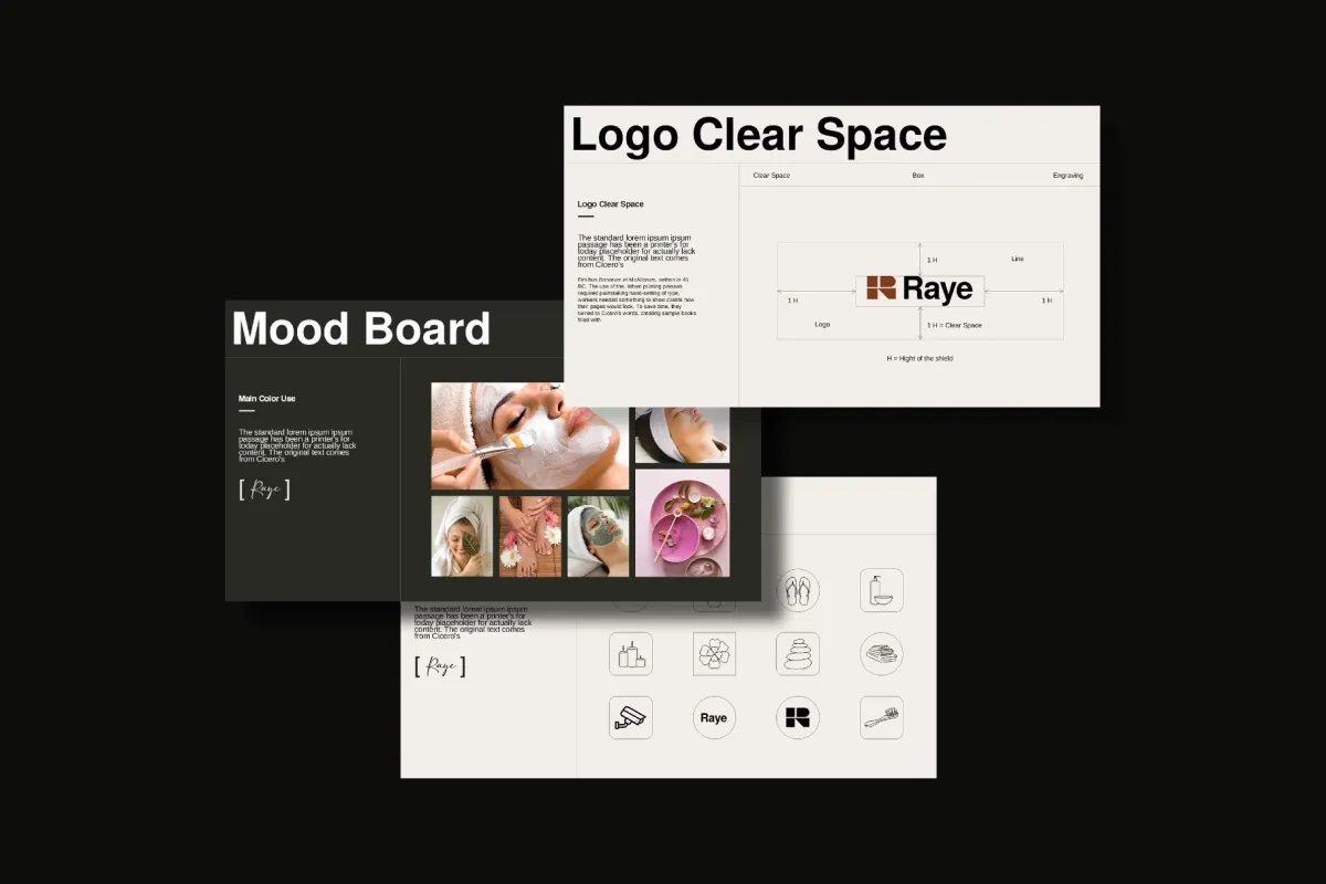 Raye Brand Guidelines Presentation Template