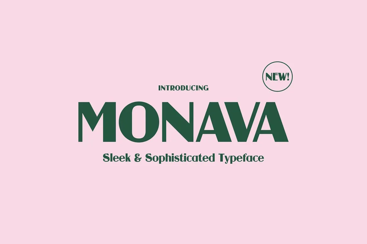 Monava - Sophisticated Typeface