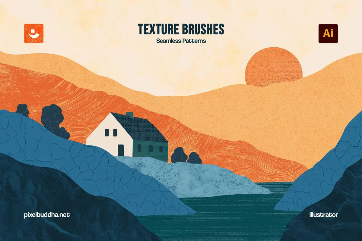 Texture Illustrator Brushes