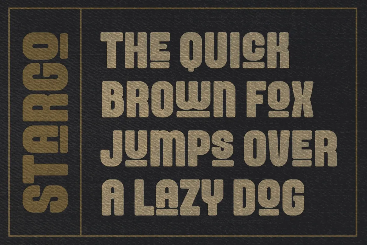 Stargo - Bold Rounded Sans Font