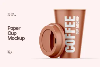 Takeaway Paper Cup Mockup
