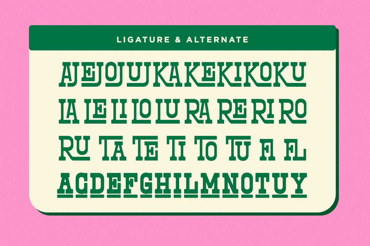 North Railway - Western Slab Serif Font
