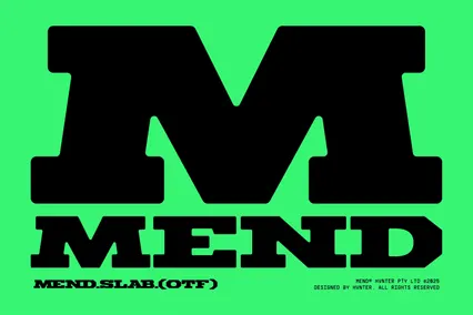Mend Typeface
