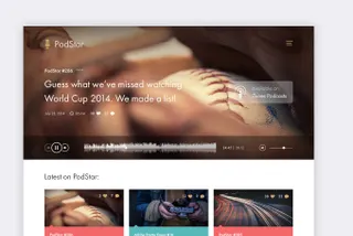 PodStar PSD template