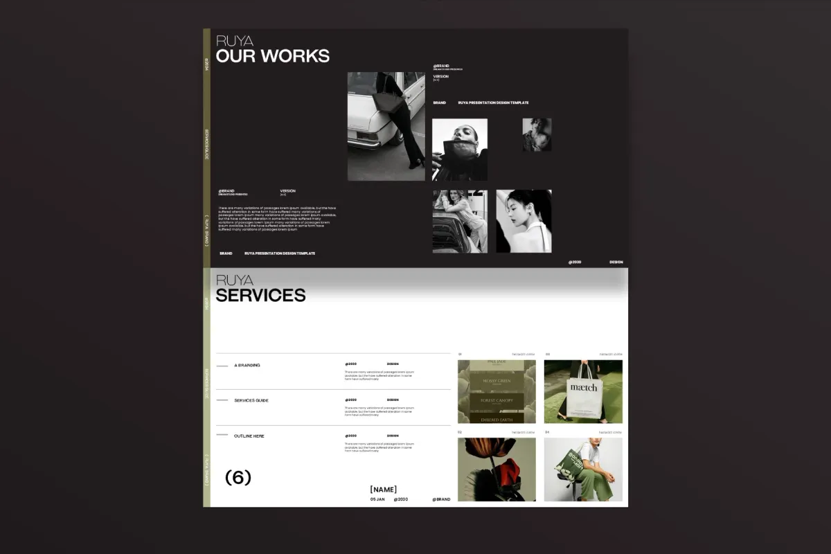 RUYA / Service Guide Presentation Template