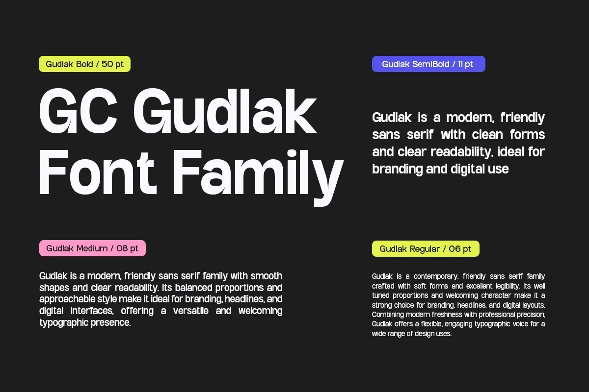 GC Gudlak - Modern Family Sans