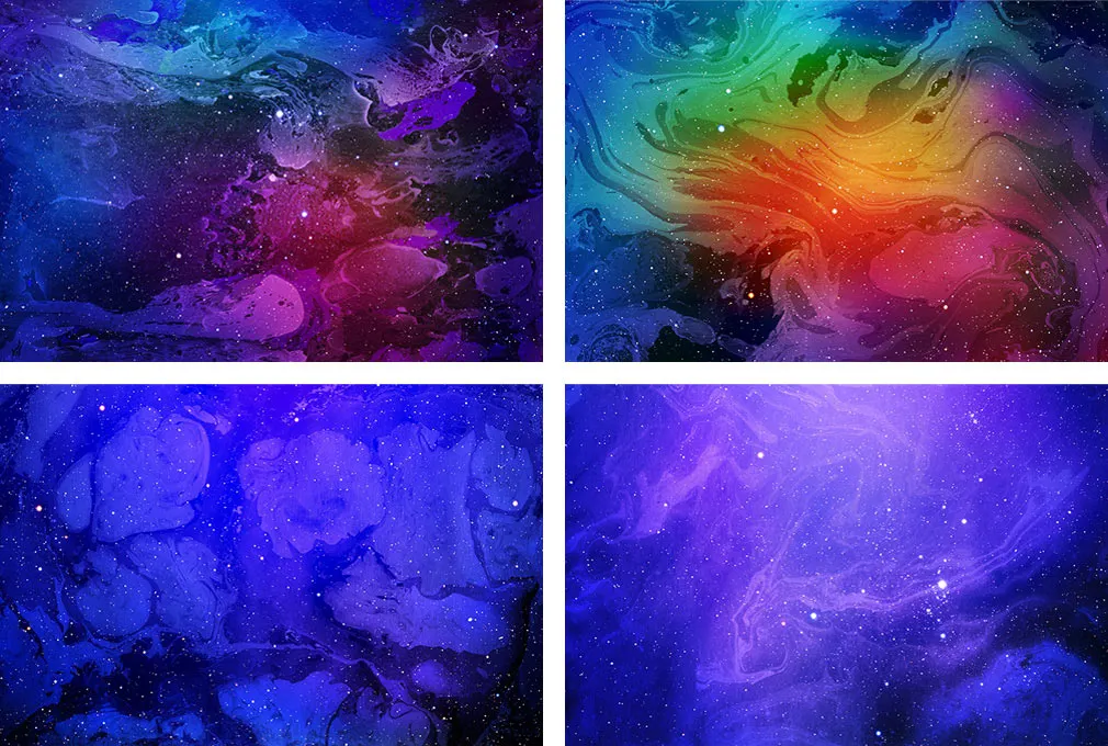 Space: Marbling Texture Backgrounds