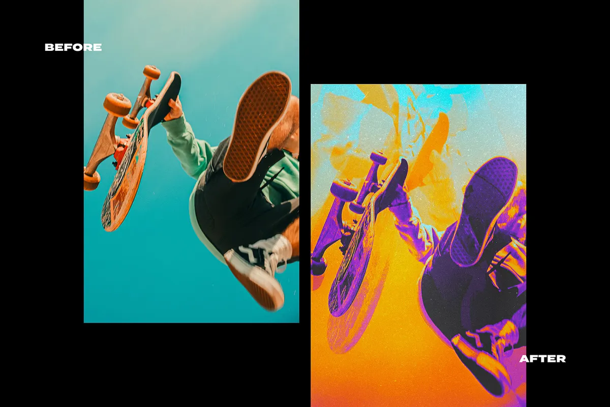 Neon Negative Photo Effect