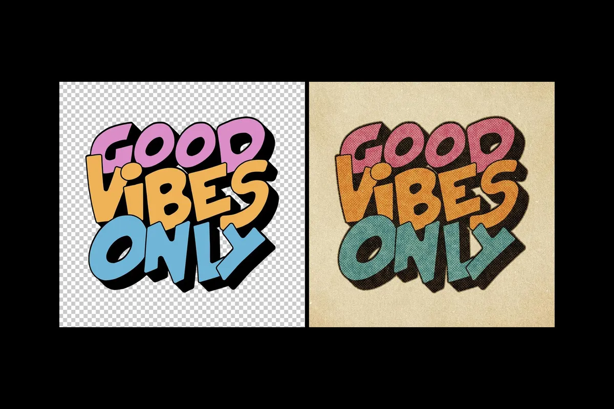 Retro Printing Text & Logo Effect