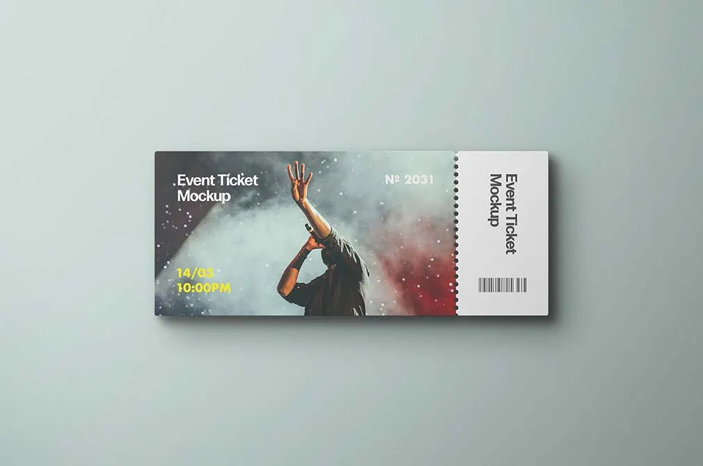 Concert Tickets Mockups