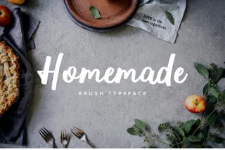 Homemade Brush Script Typeface