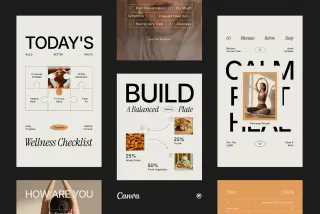 Wellness Instagram Pack - Canva Template