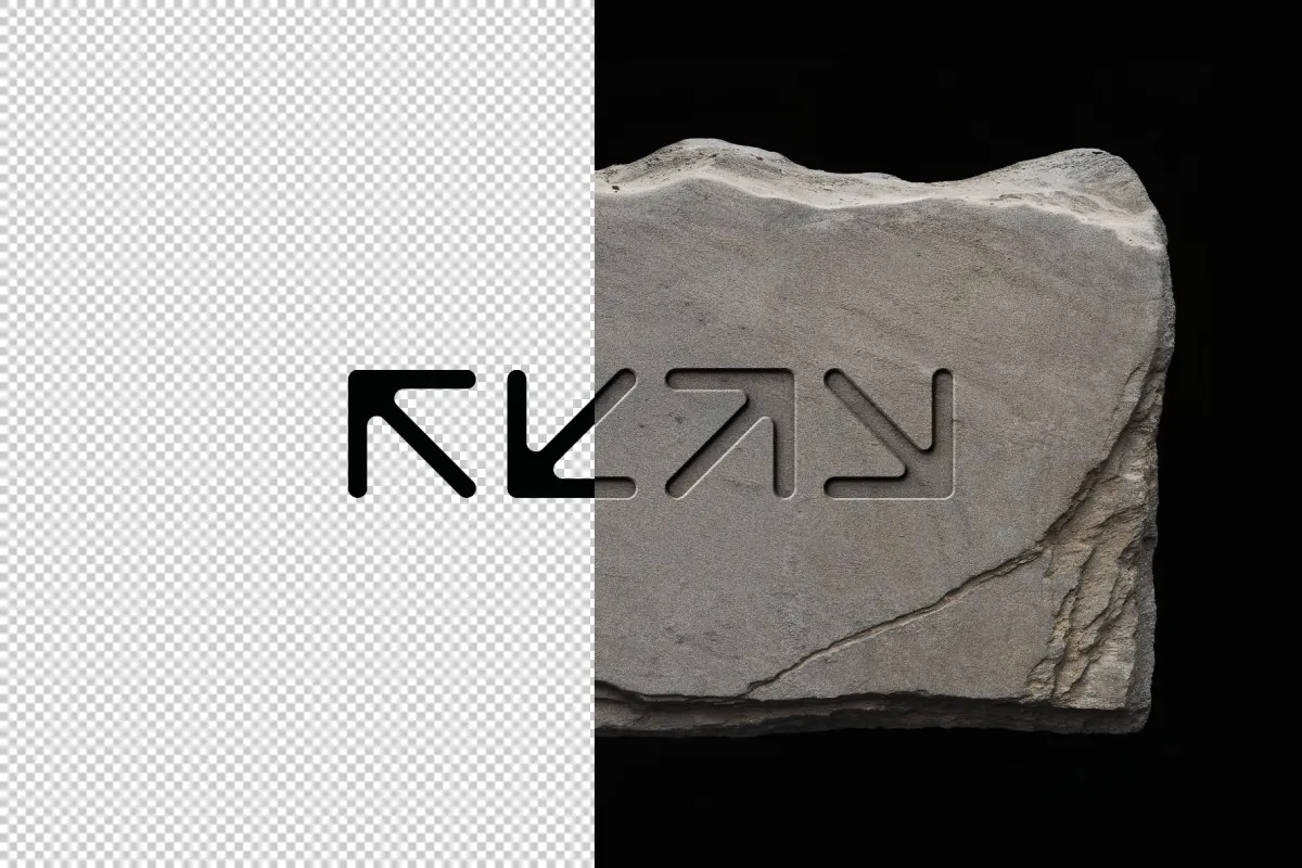 Stone Deboss Mockup