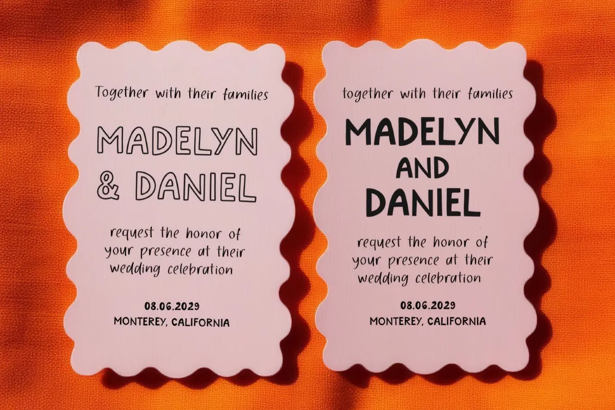 Faded Blue Jeans: Handwritten Sans Outline Display