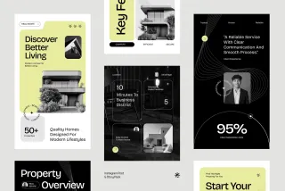Real Estate Instagram Pack - Adobe Template