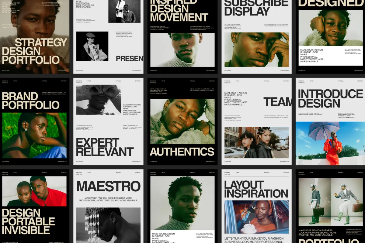 Brand Portfolio - Social Media Template Bundle