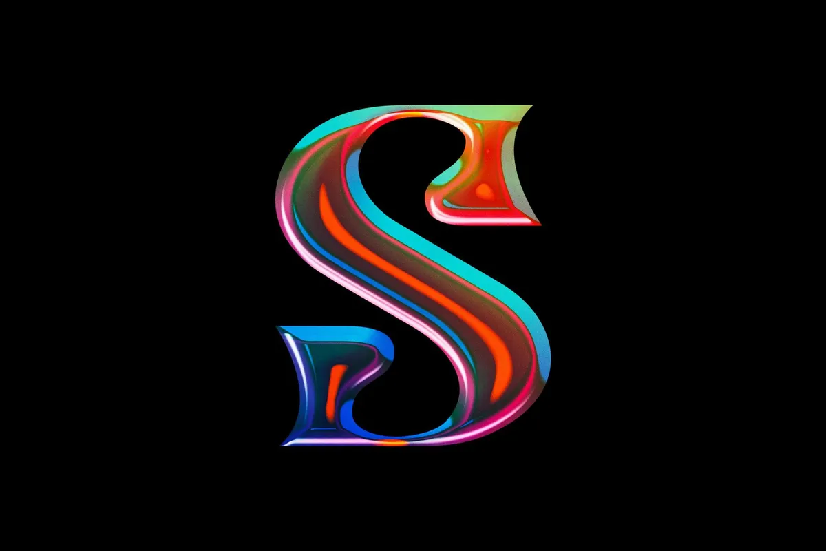 Chrome Logo Effect