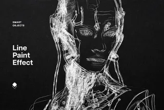 Line Paint Photo Effect