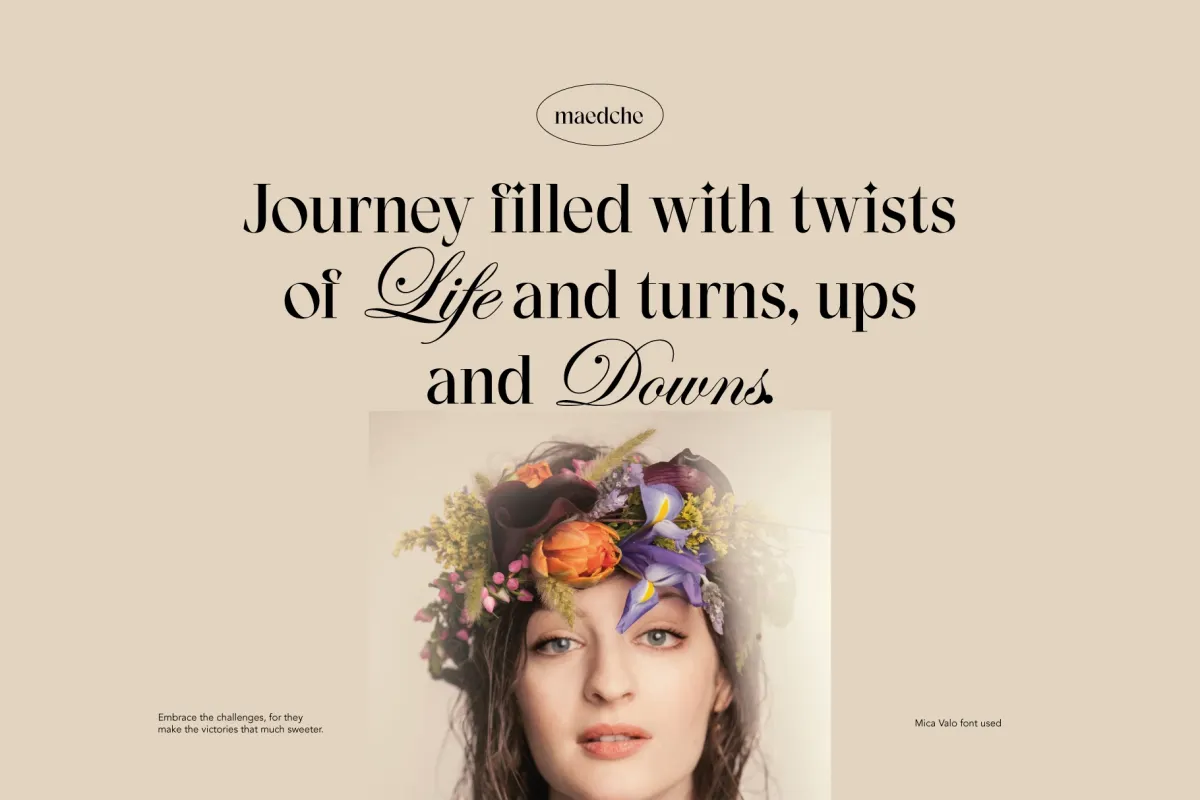 Mica Valo - Elegant Serif Display Font